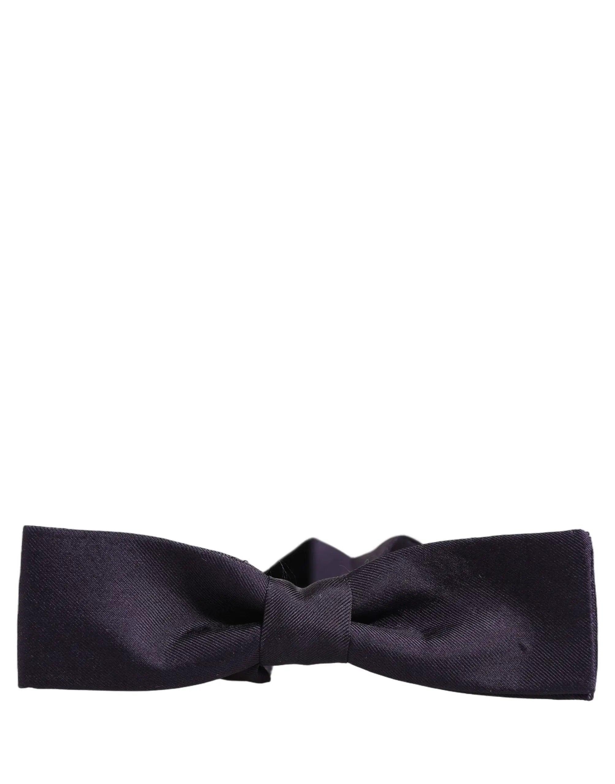 Nœud Papillon Dolce & Gabbana Homme Violet 100% Soie Ajustable Papillon