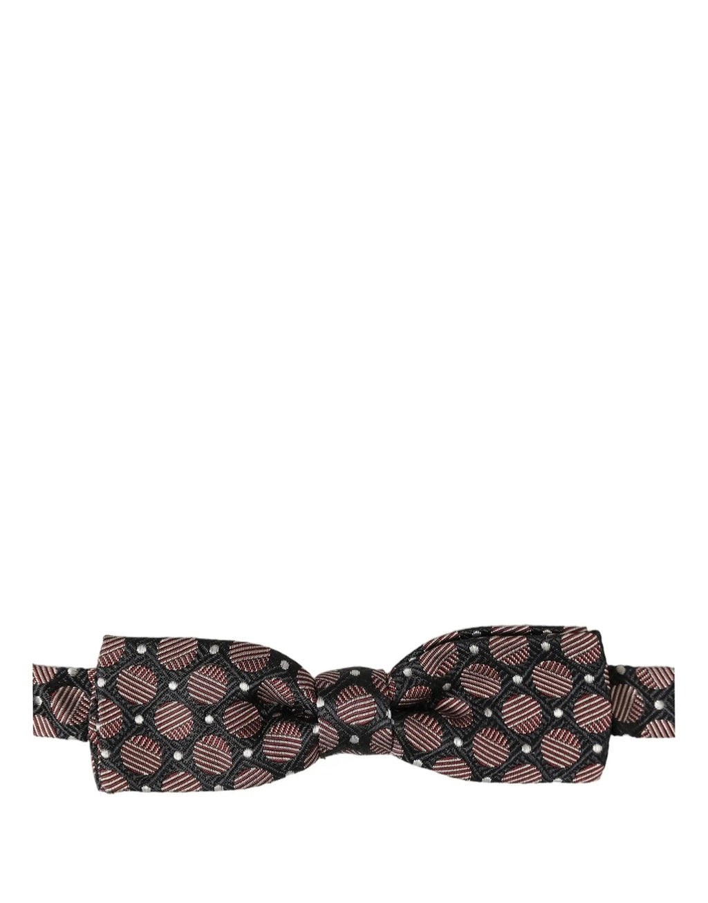 Nœud papillon en soie géométrique multicolore ajustable Dolce & Gabbana