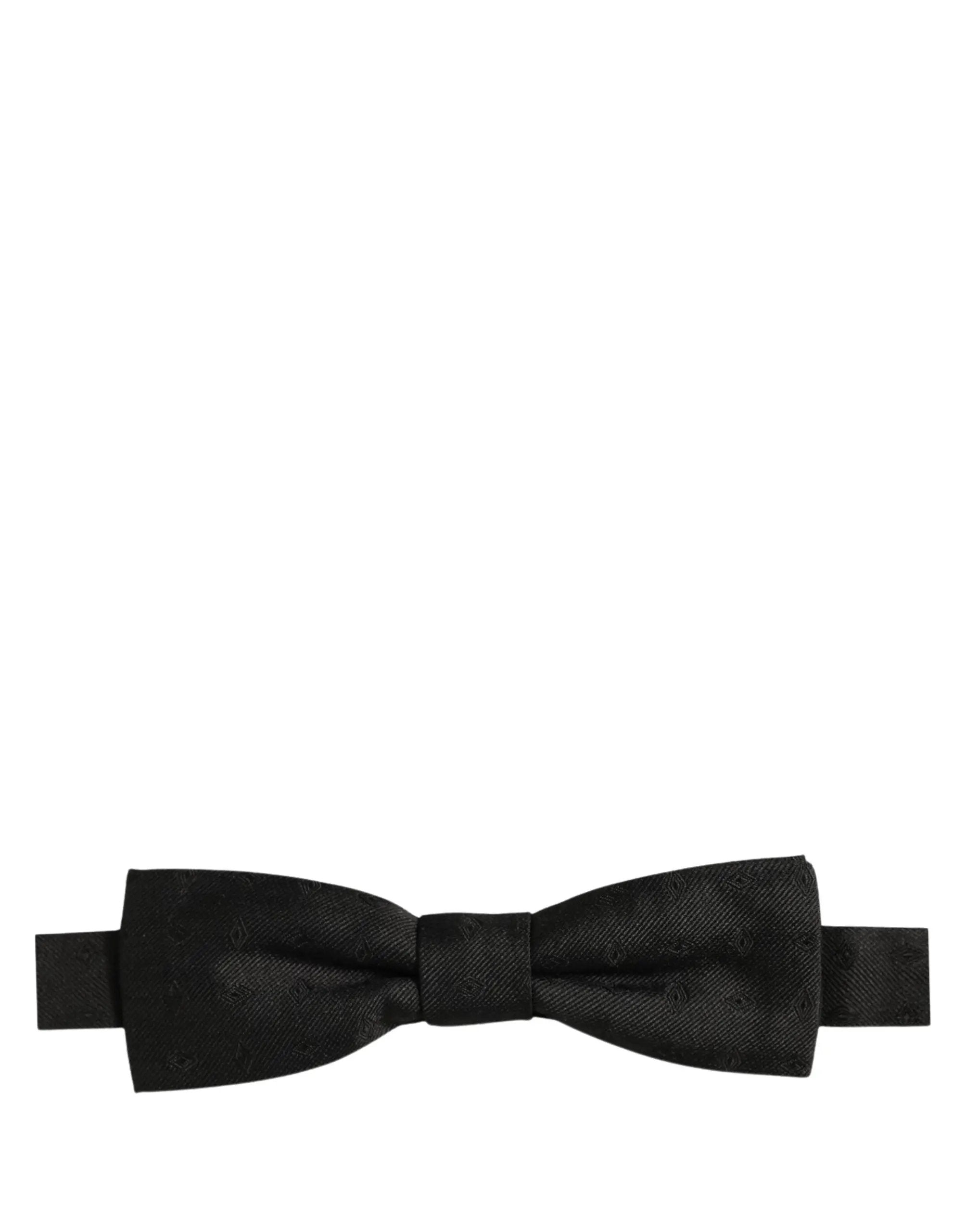 Dolce & Gabbana Homme Papillon Ajustable 100 % Soie Noir