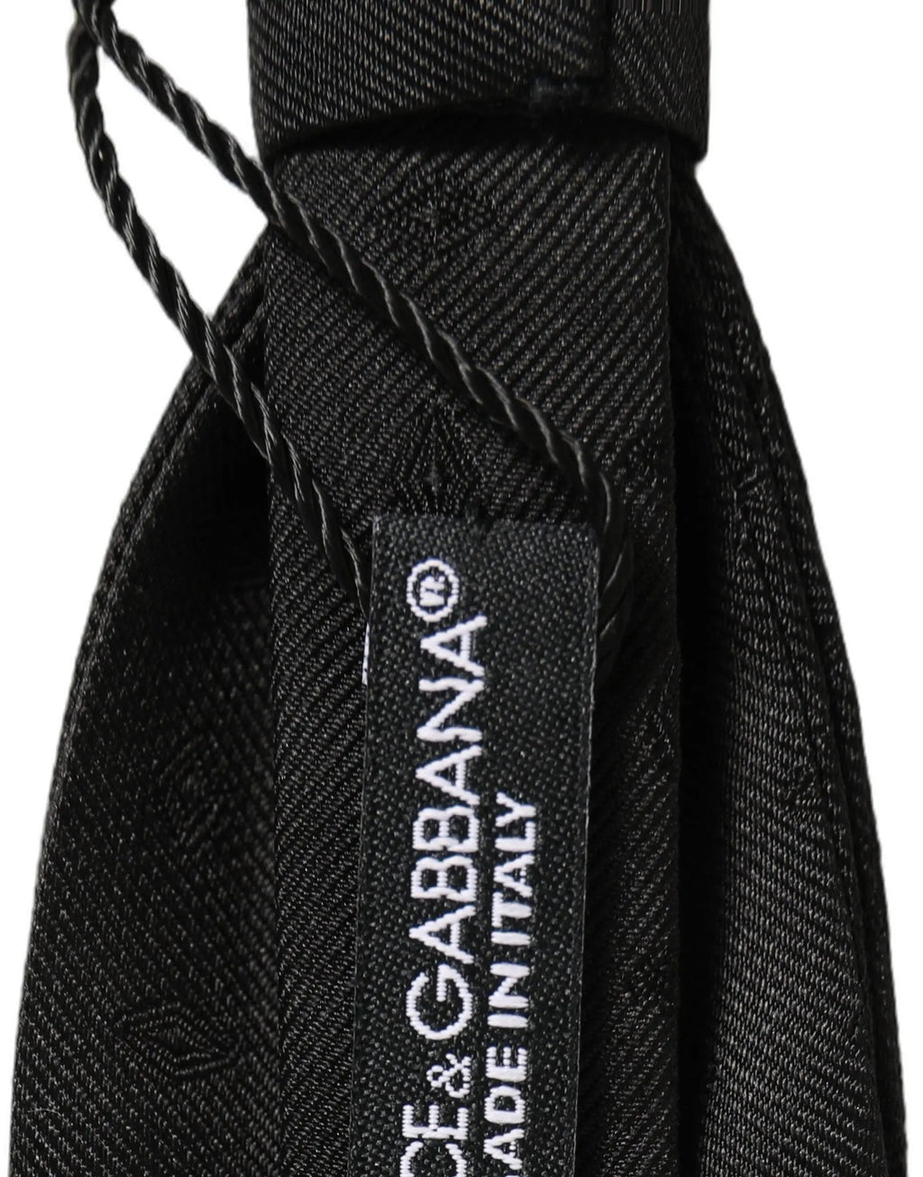 Dolce & Gabbana Men Black 100% Silk Adjustable Neck Papillon Bow Tie