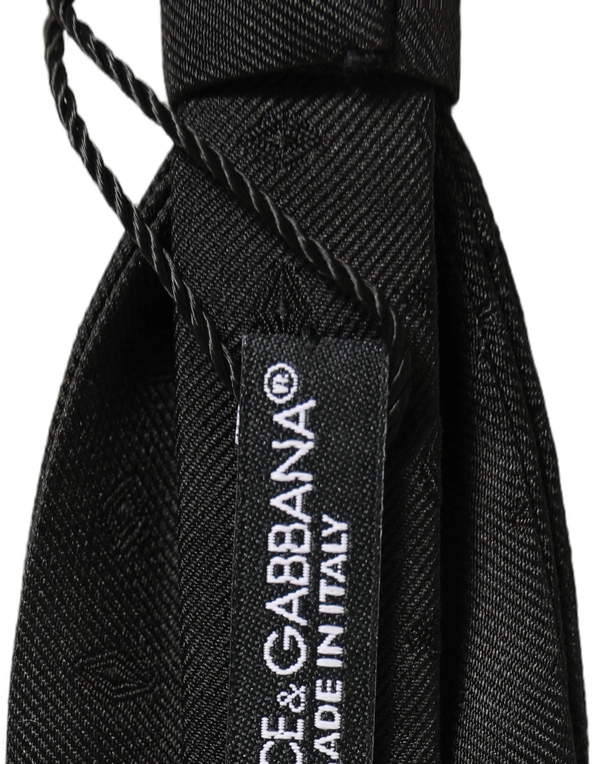 Dolce & Gabbana Homme Papillon Ajustable 100 % Soie Noir