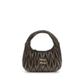 Miu Miu Brown Lamb Ovis Aries Aries Shoulder Bag