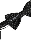 Nœud Papillon Réglable Dolce & Gabbana Homme Noir à Motifs