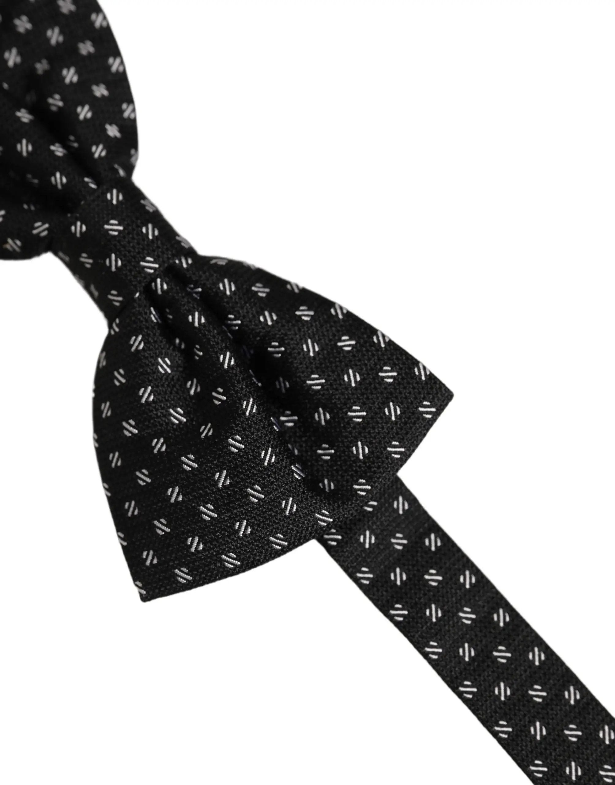 Nœud Papillon Réglable Dolce & Gabbana Homme Noir à Motifs