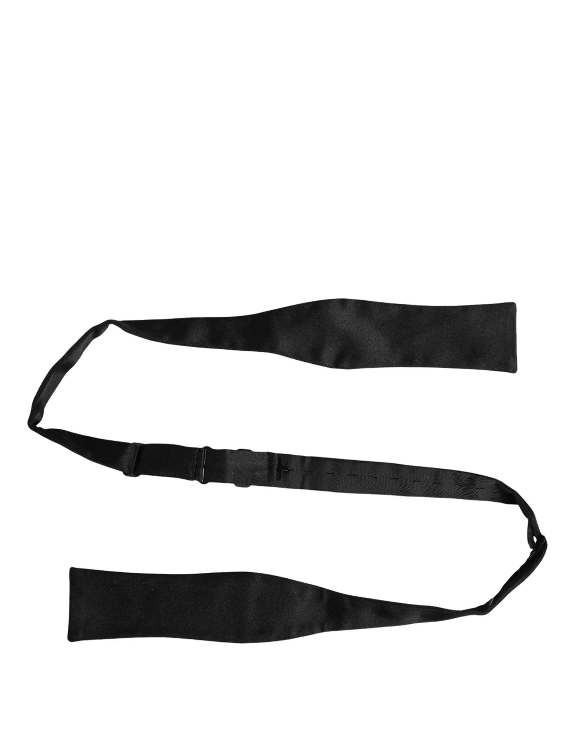 Nœud Papillon Réglable Dolce & Gabbana Homme Noir 100 % Soie