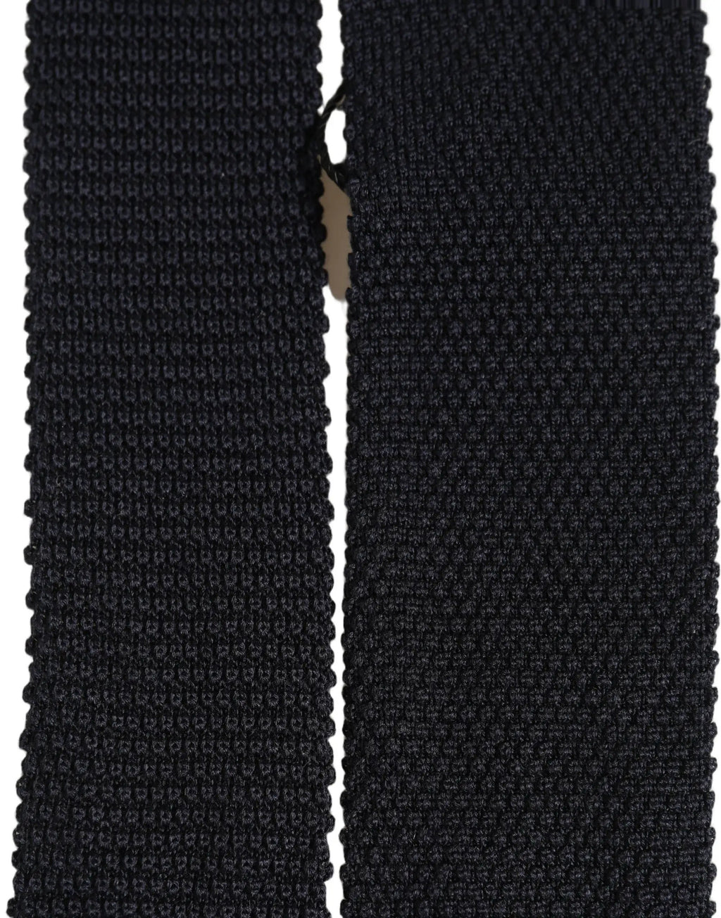 Dolce & Gabbana Men Black 100% Silk Adjustable Men Tied Necktie Tie