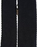 Dolce & Gabbana Men Black 100% Silk Adjustable Men Tied Necktie Tie