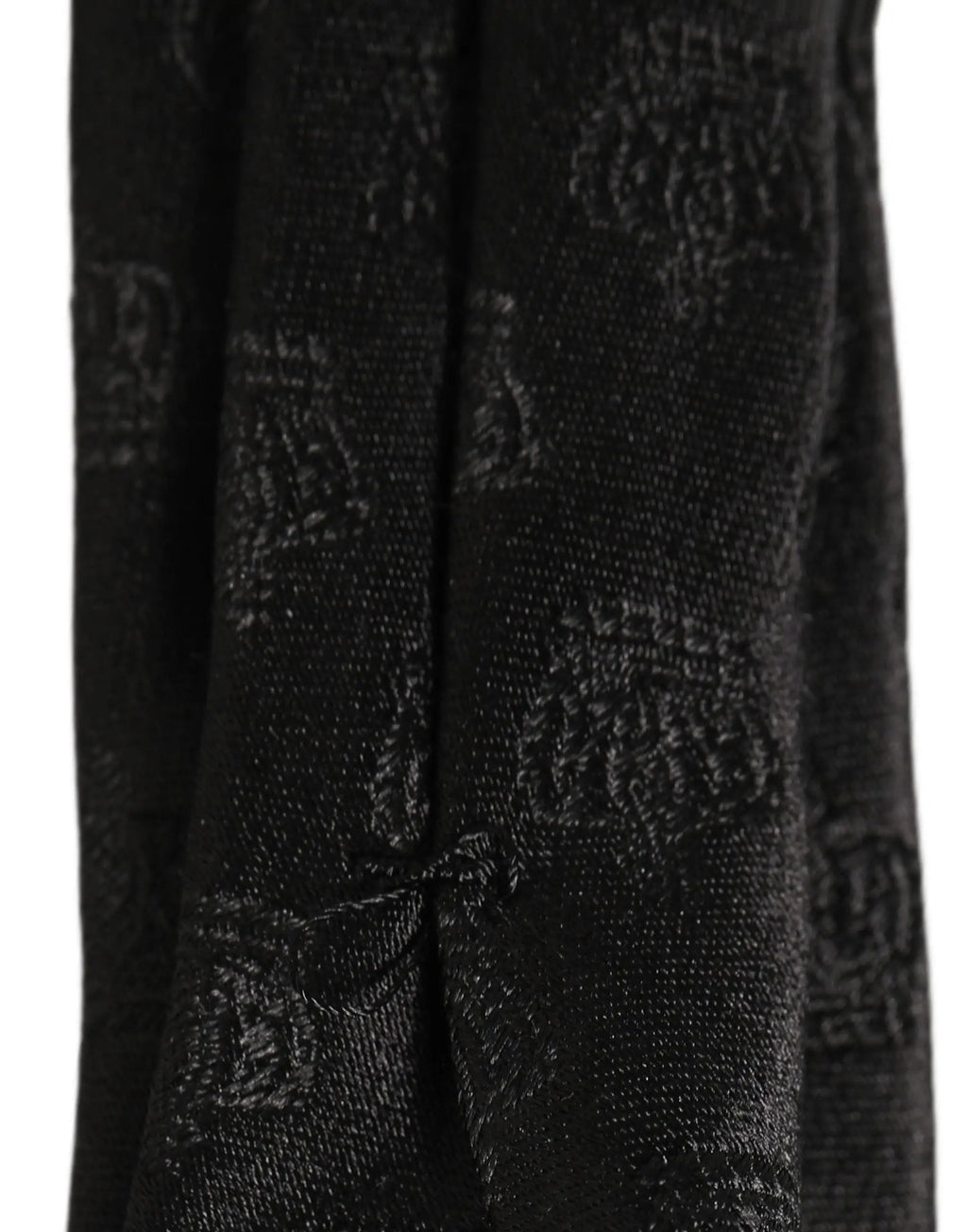 Cravate ajustable en soie noire imprimée couronne Dolce & Gabbana pour homme