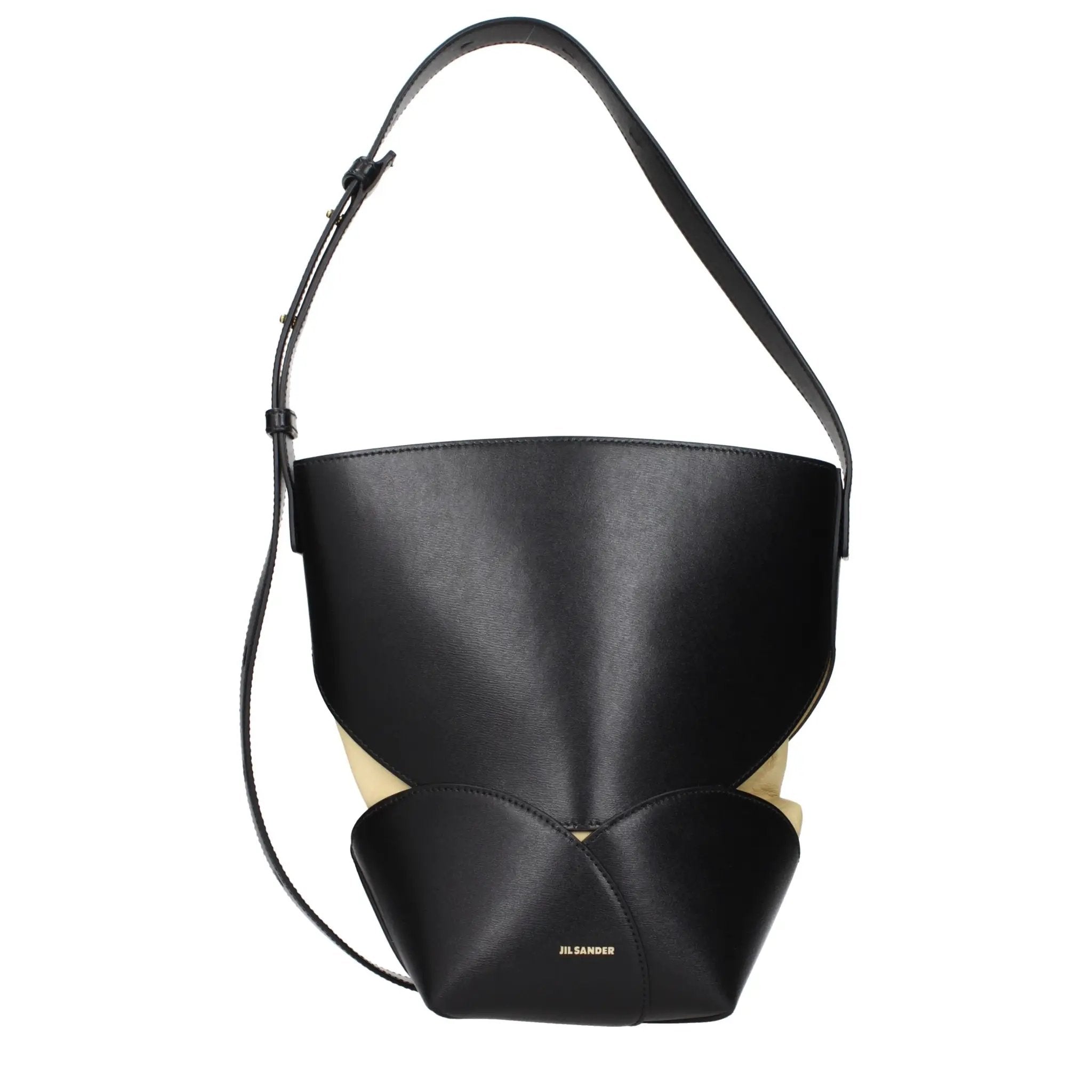 Jil Sander Black Leather Crossbody Bag