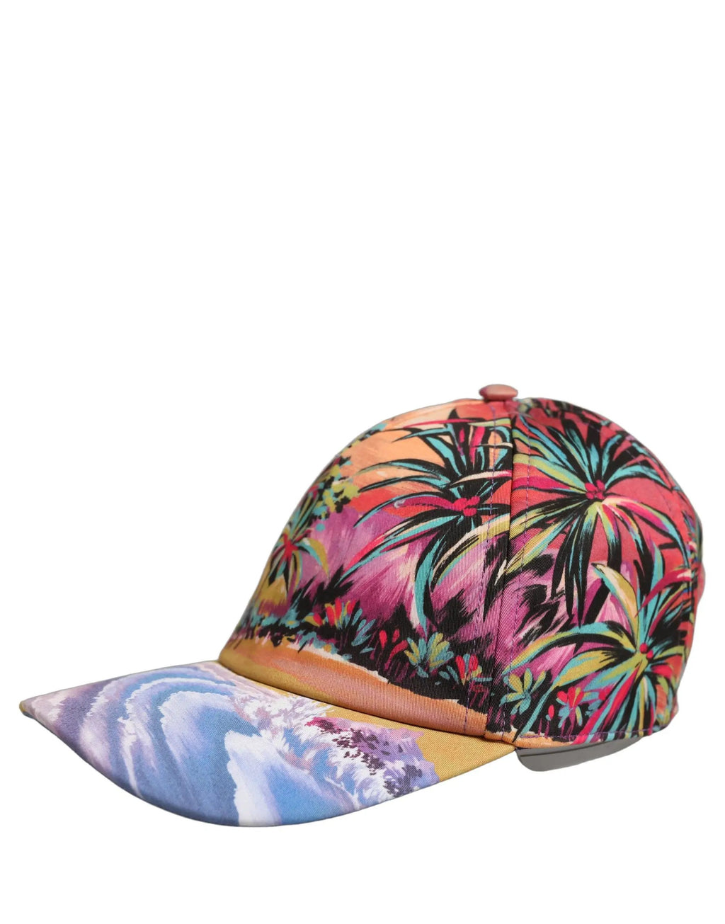 Casquette Dolce & Gabbana multicolore sur le thème tropical