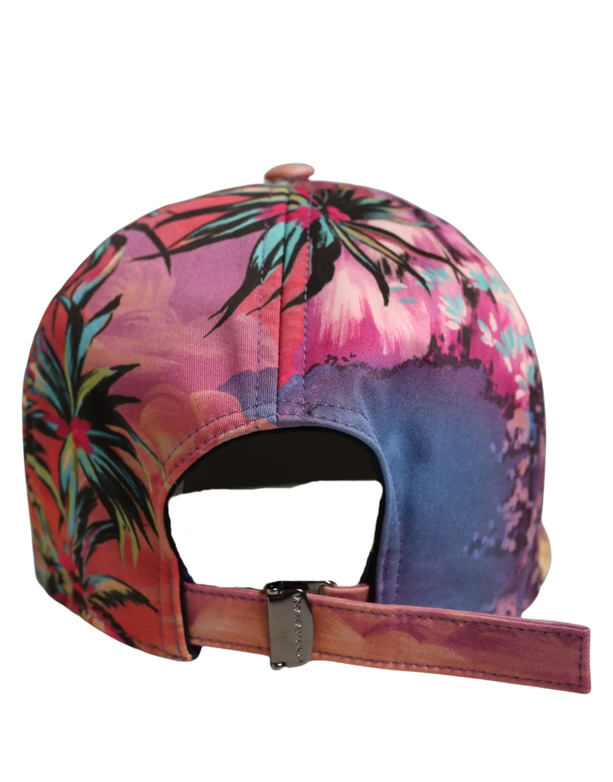 Casquette Dolce & Gabbana multicolore sur le thème tropical