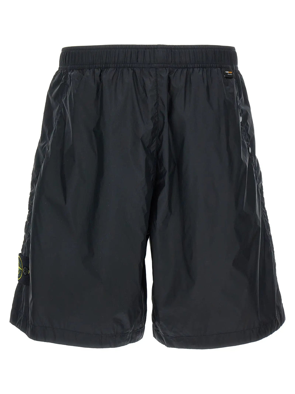 Stone Island Blue Polyamide Bermuda Shorts