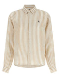 Polo Ralph Lauren Beige Linen Blouse