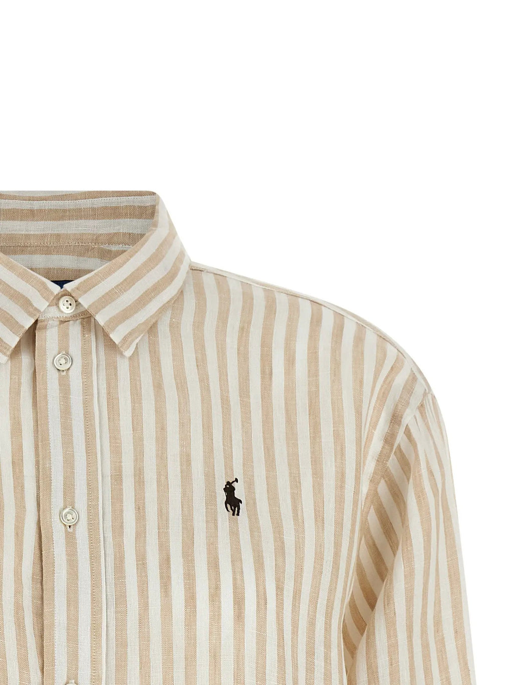 Polo Ralph Lauren Beige Linen Blouse