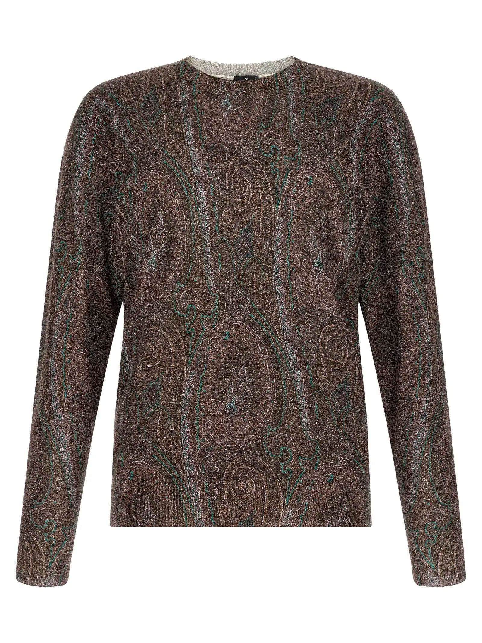 Etro Bordeaux Silk Cardigan