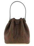 Etro Brown Cotton Handbag