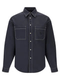 Fendi Blue Cotton Blouse