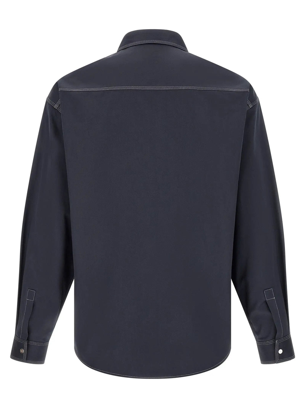 Fendi Blue Cotton Blouse