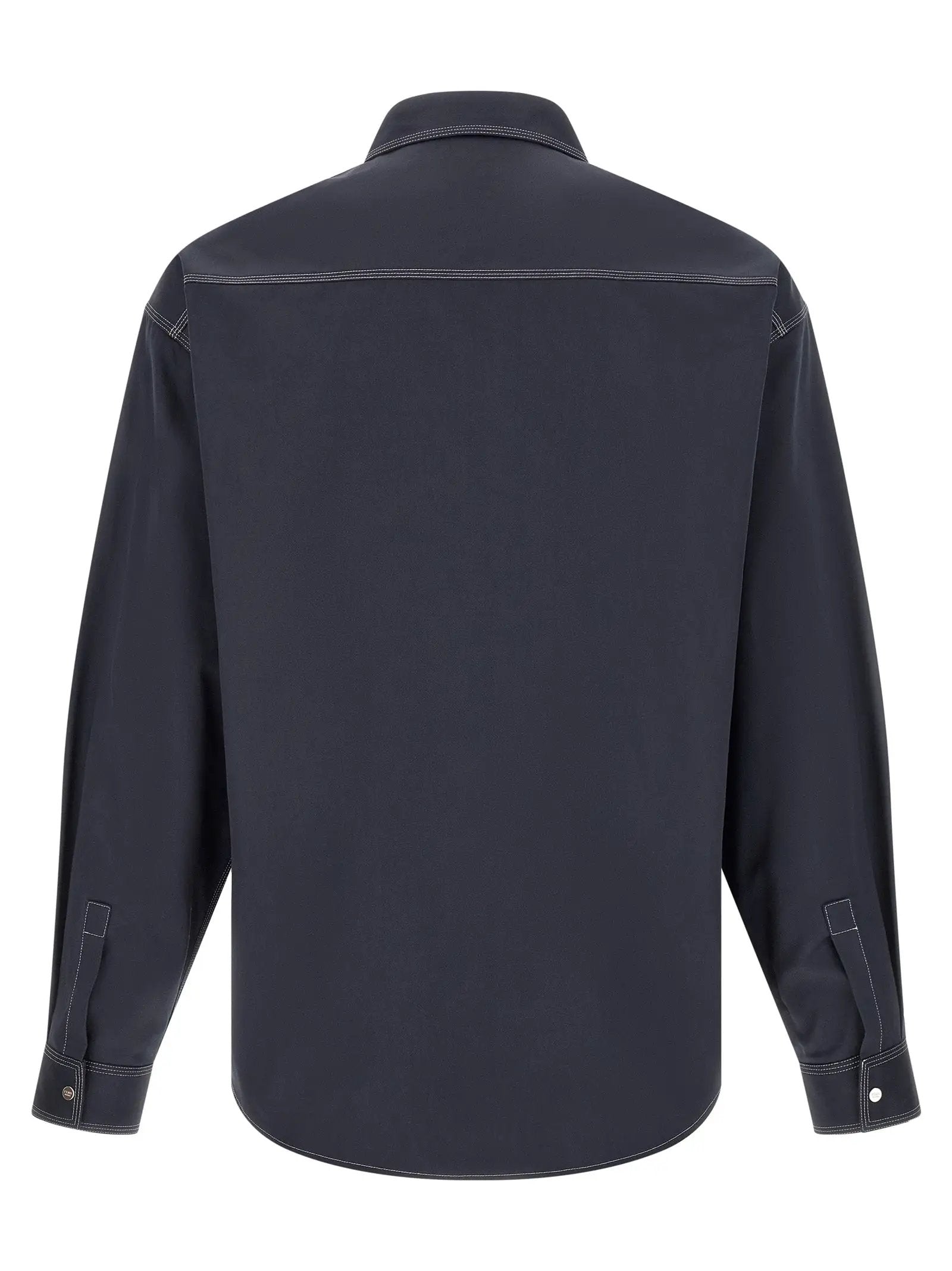 Fendi Blue Cotton Blouse