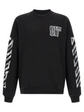 Off-White Black Cotton Sweatshirt
