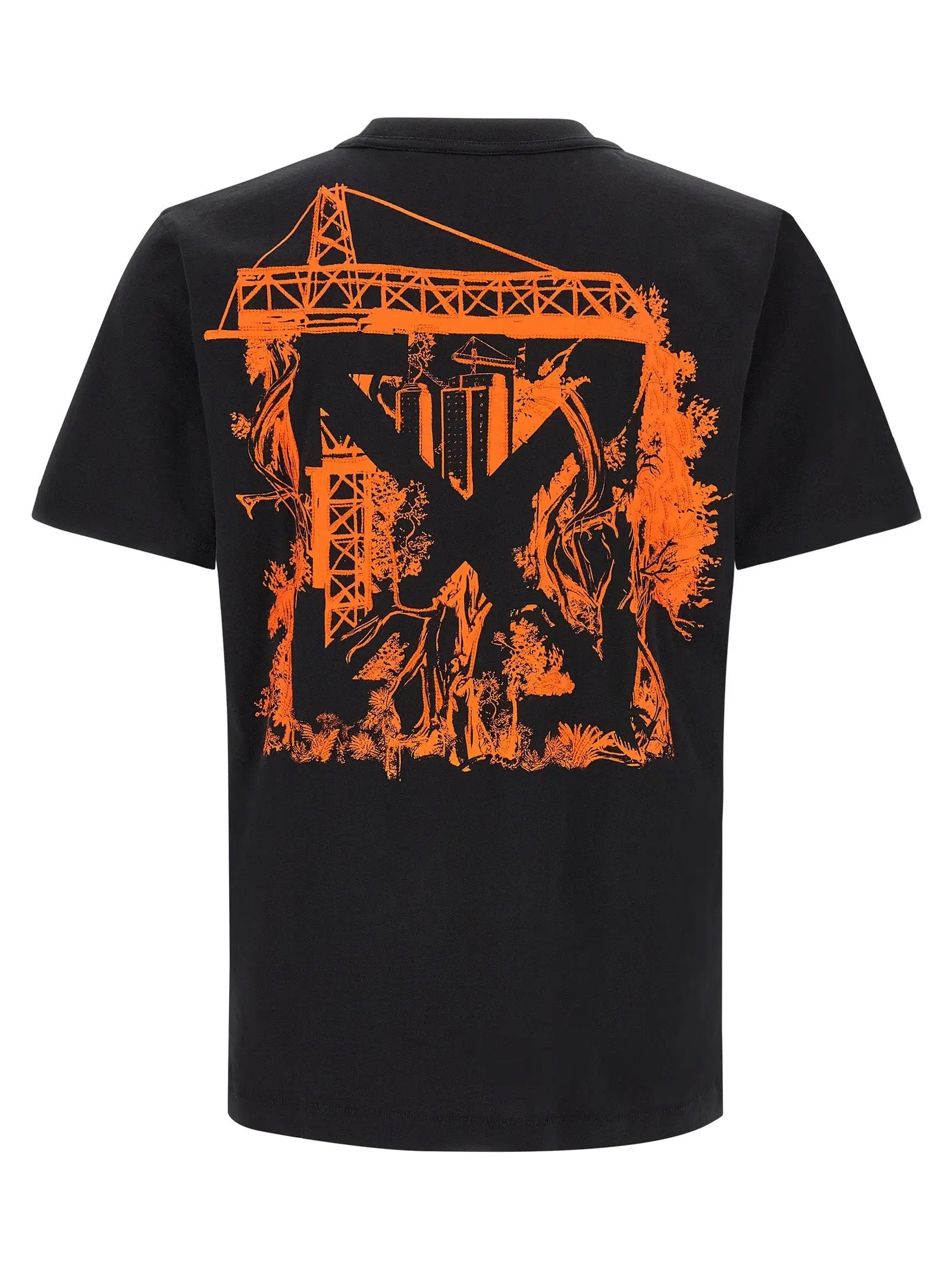 Off-White Off-White Black Cotton T-Shirt