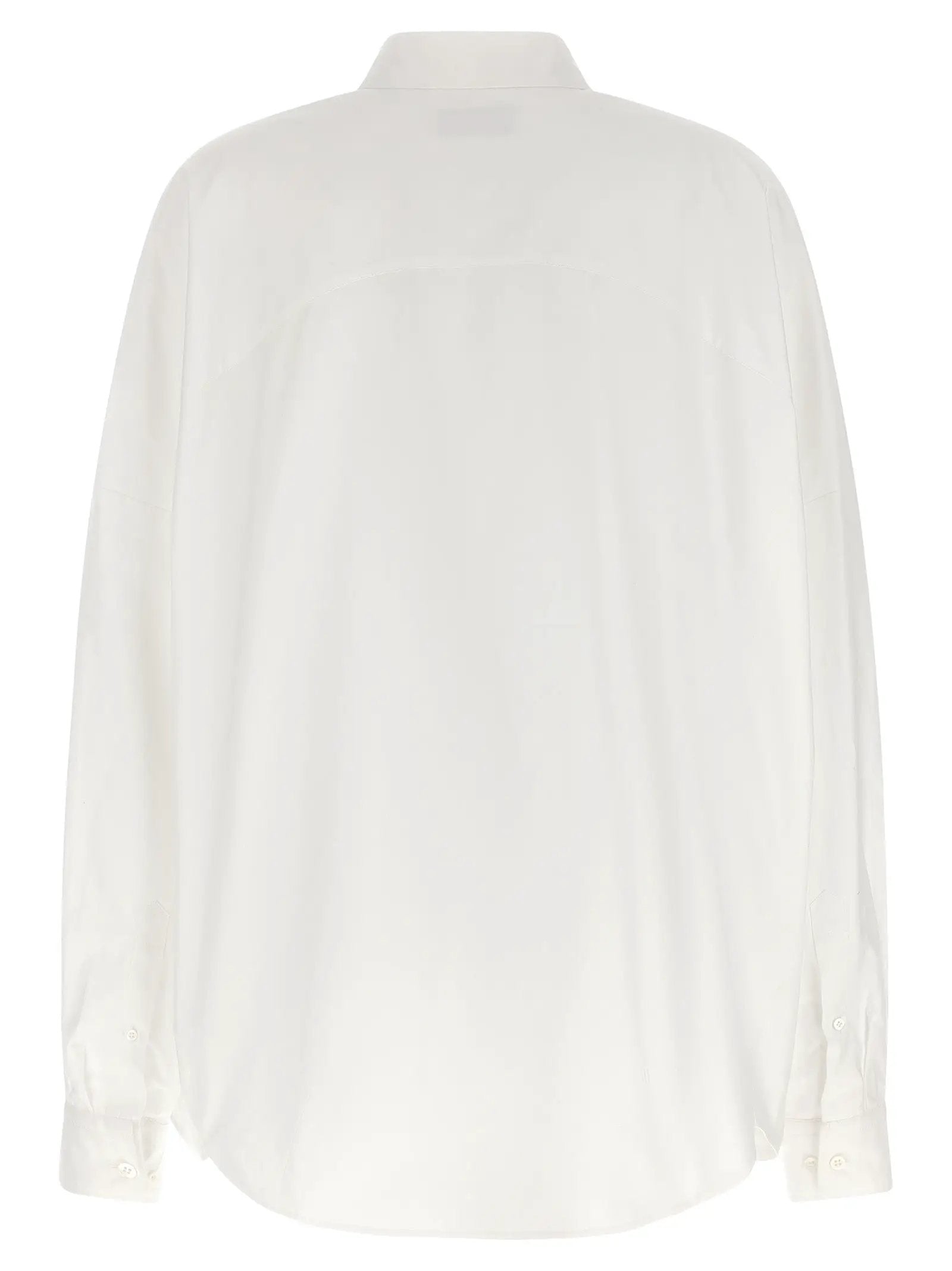 Dries Van Noten White Cotton Blouse