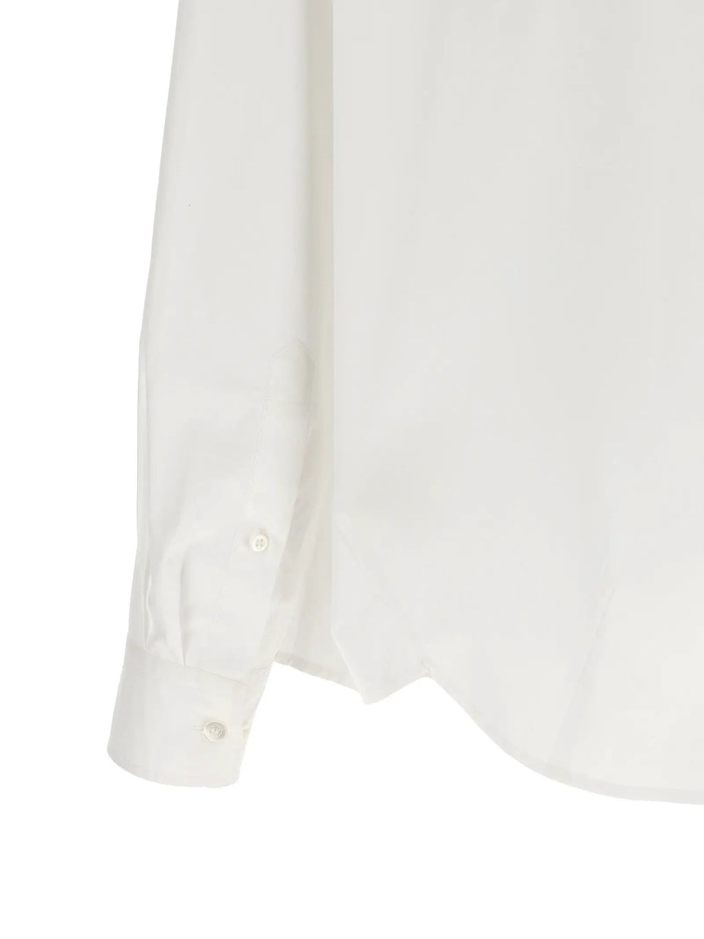 Dries Van Noten White Cotton Blouse