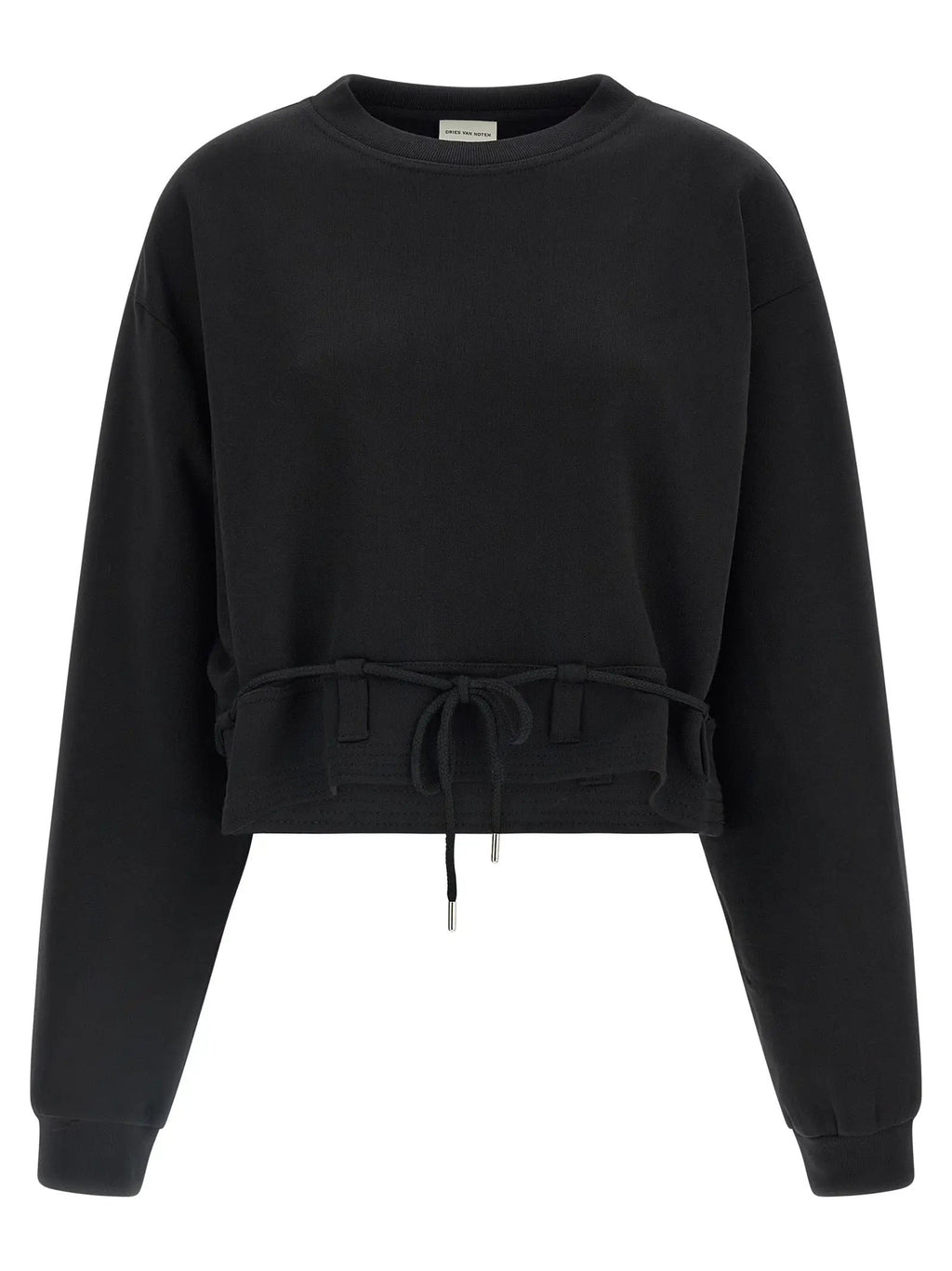 Dries Van Noten Dries Van Noten Black Cotton Sweatshirt