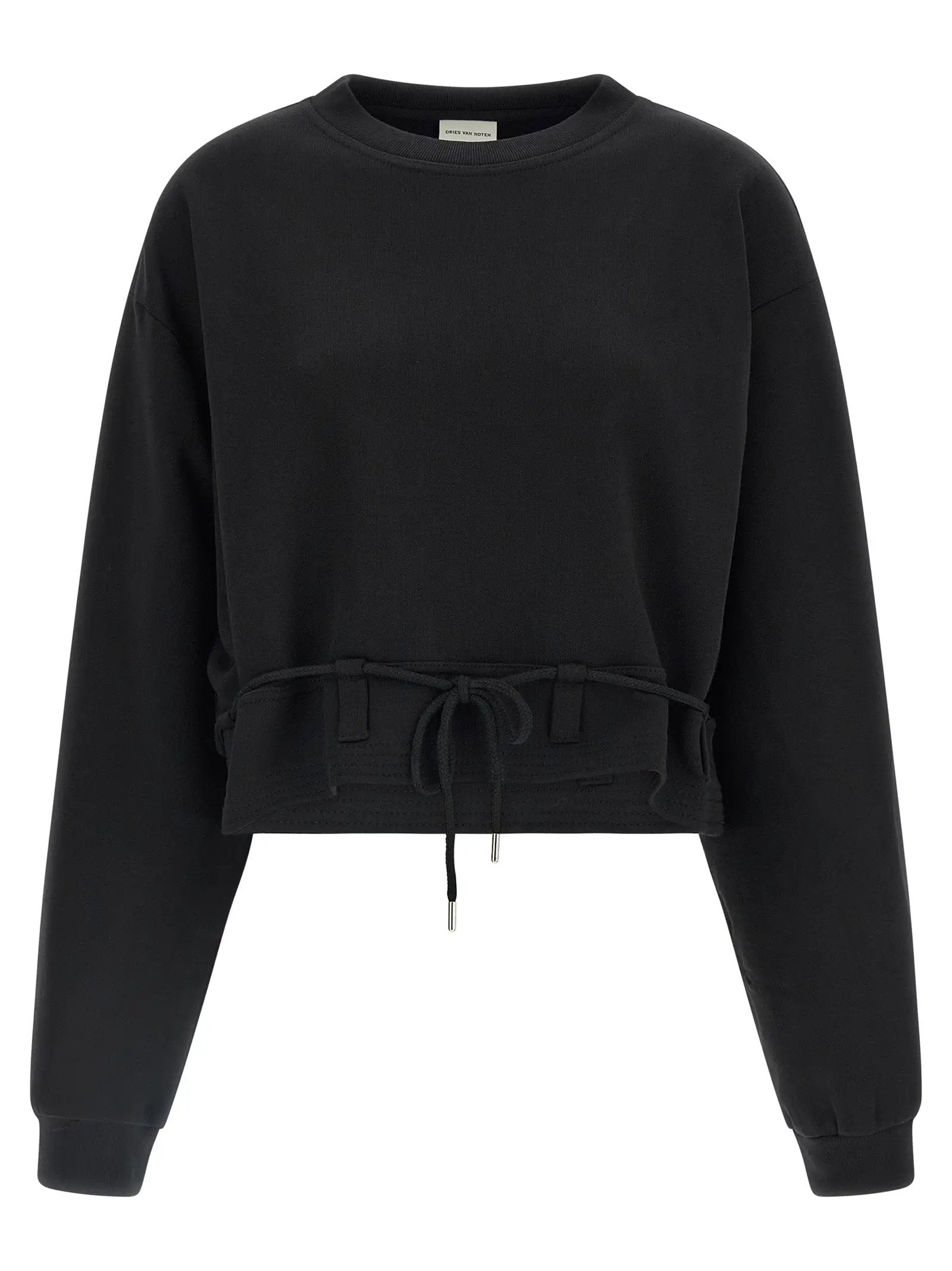 Dries Van Noten Dries Van Noten Black Cotton Sweatshirt