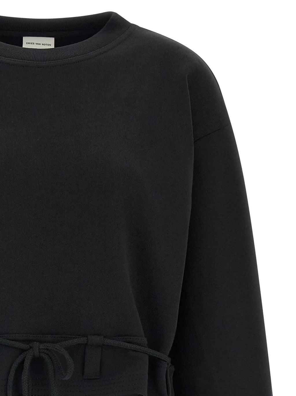 Dries Van Noten Dries Van Noten Black Cotton Sweatshirt