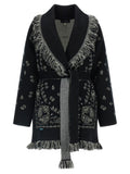 Alanui Black Cashmere Cardigan