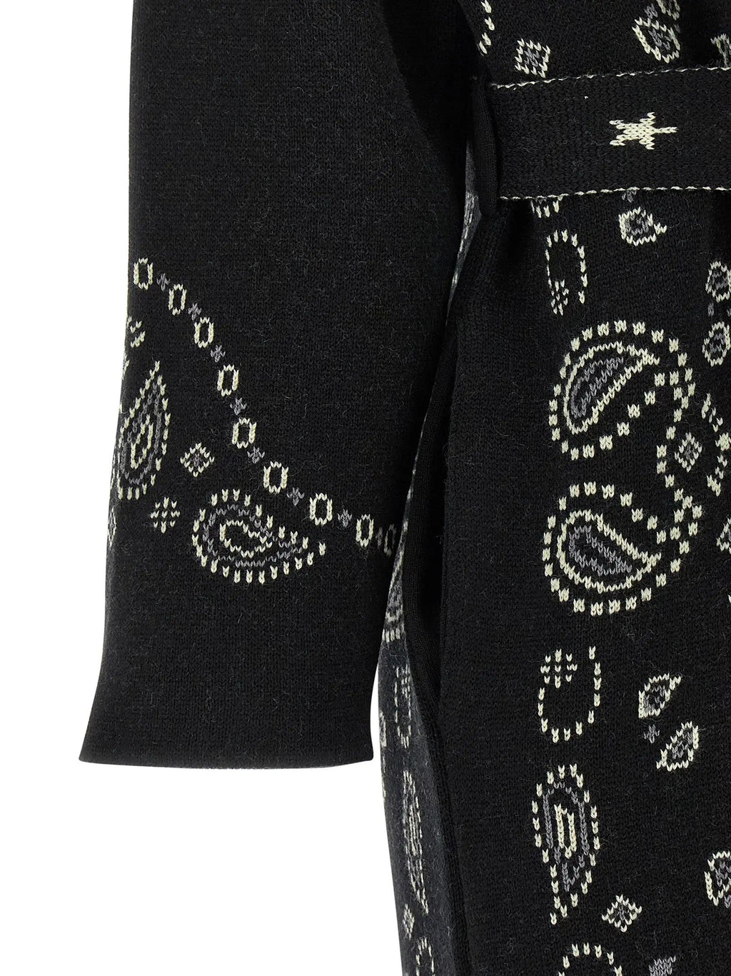 Alanui Black Virgin Wool Coat