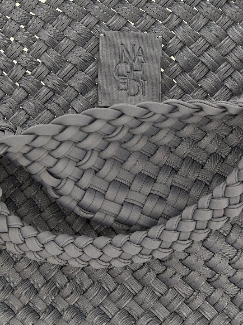 NAGHEDI Gray Nylon Tote Bag
