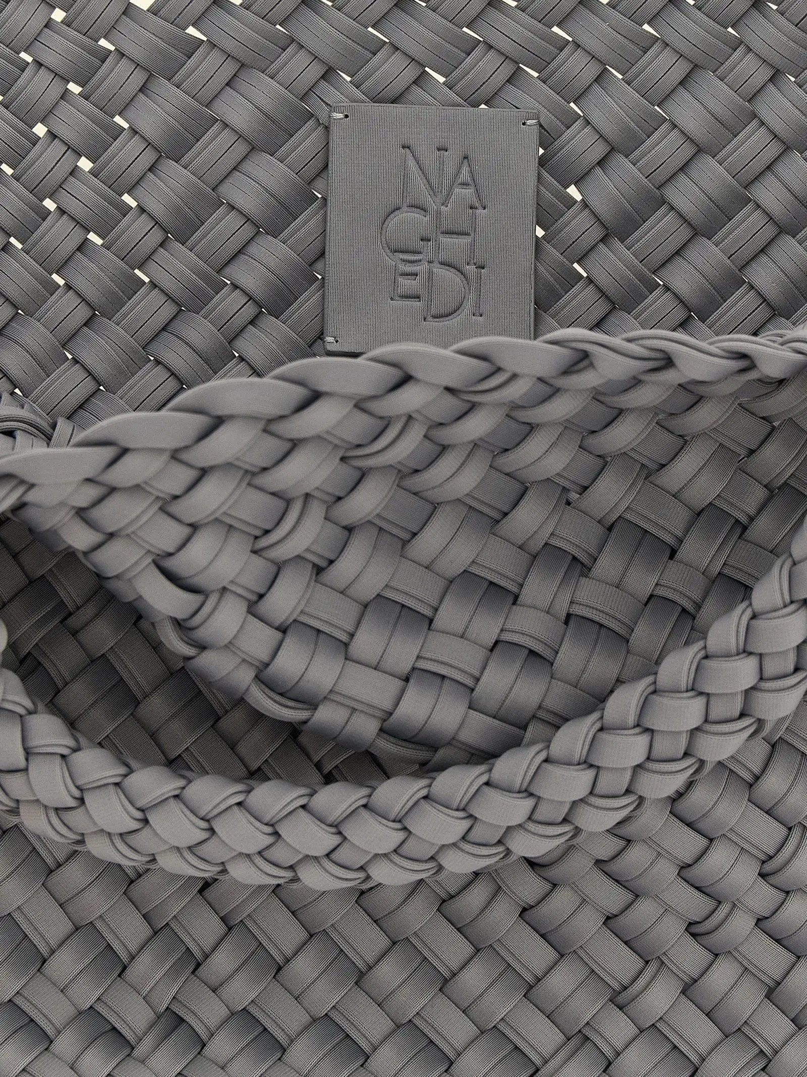 NAGHEDI Gray Nylon Tote Bag