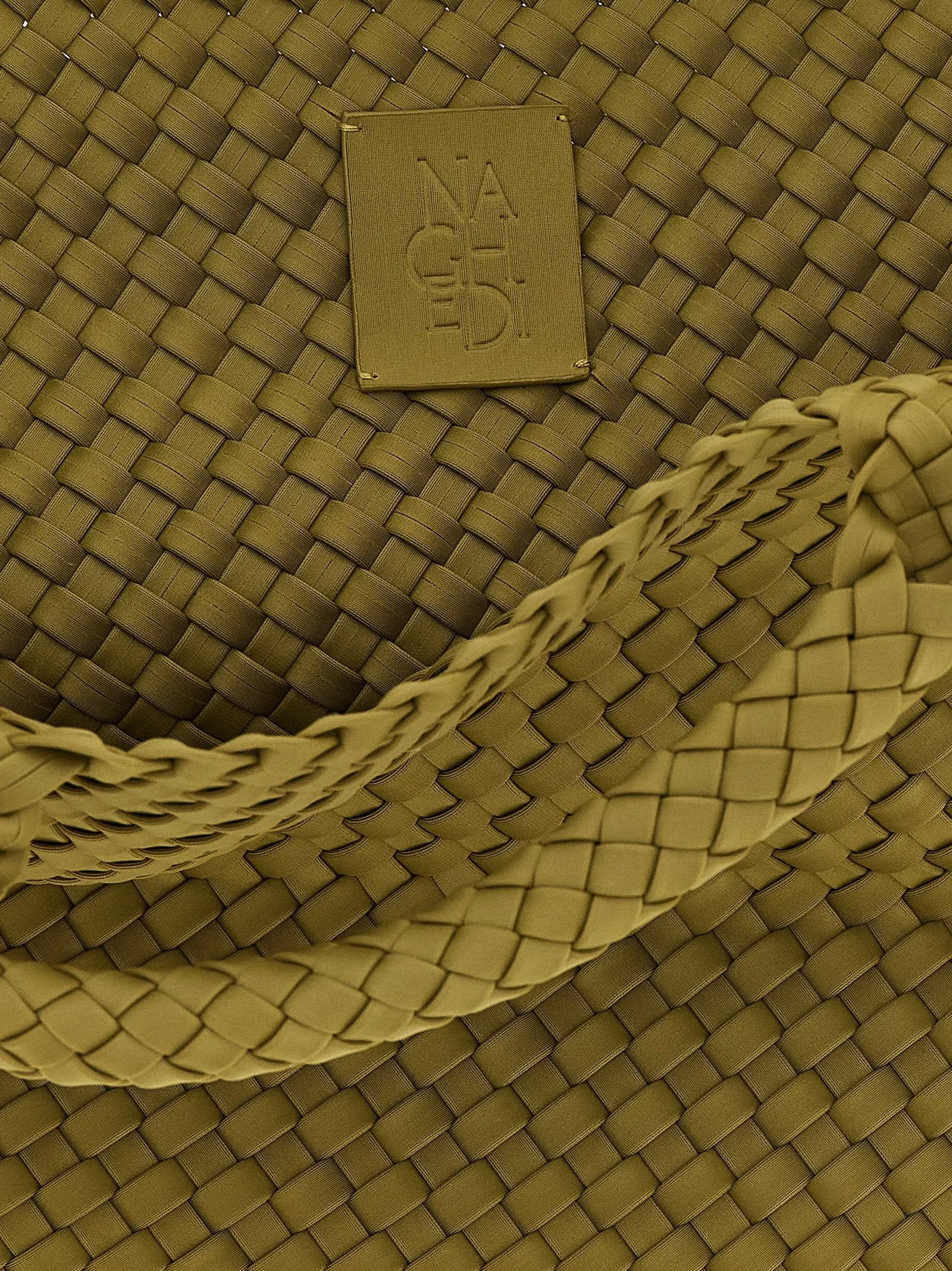 NAGHEDI Bicolor Nylon Handbag