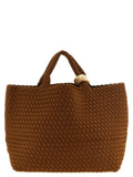 NAGHEDI Brown Nylon Handbag