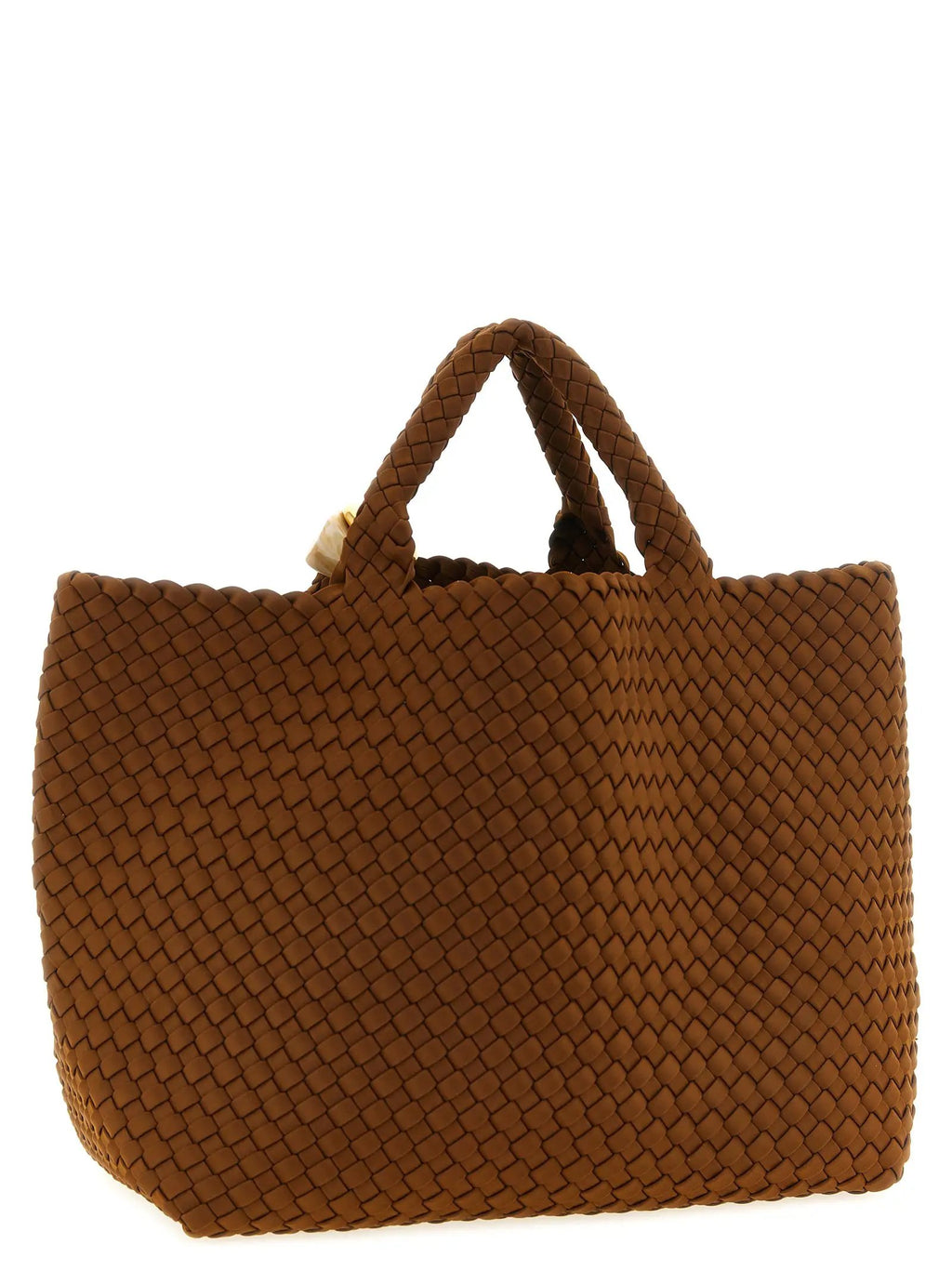 NAGHEDI Brown Nylon Handbag