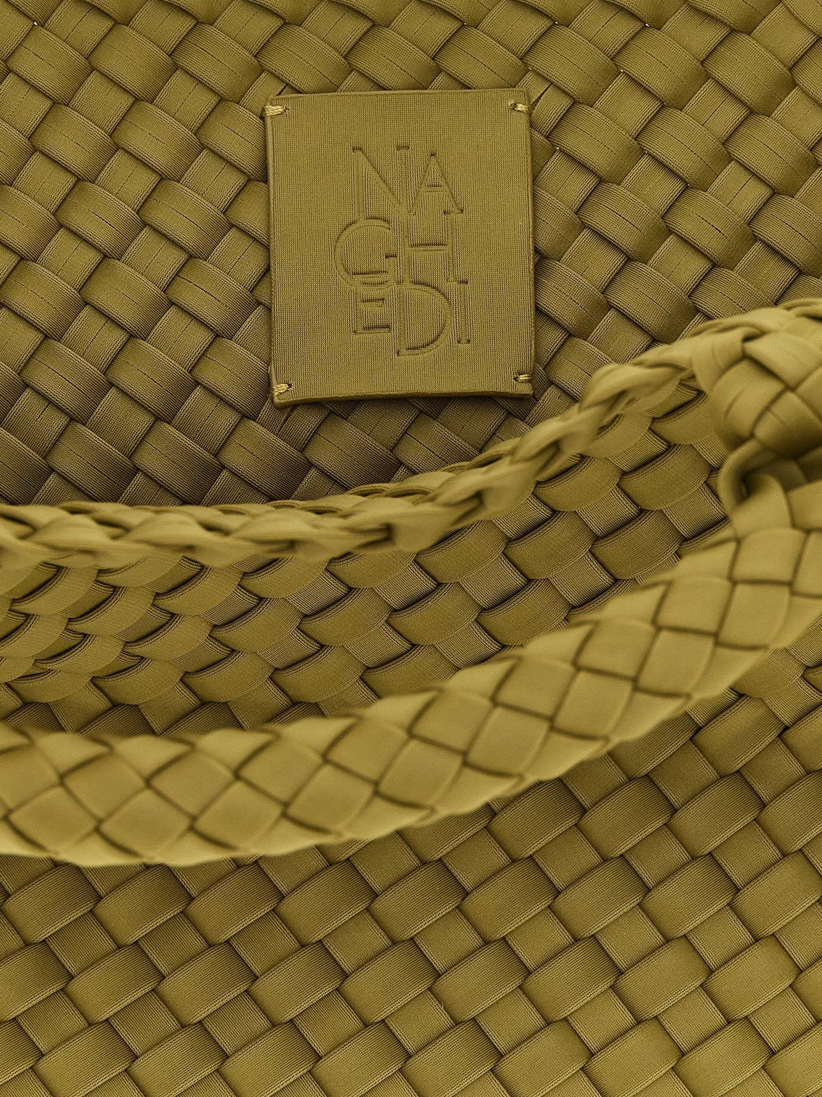 NAGHEDI Bicolor Nylon Handbag