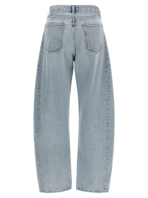 Agolde Agolde Blue Cotton High-Waisted Jean