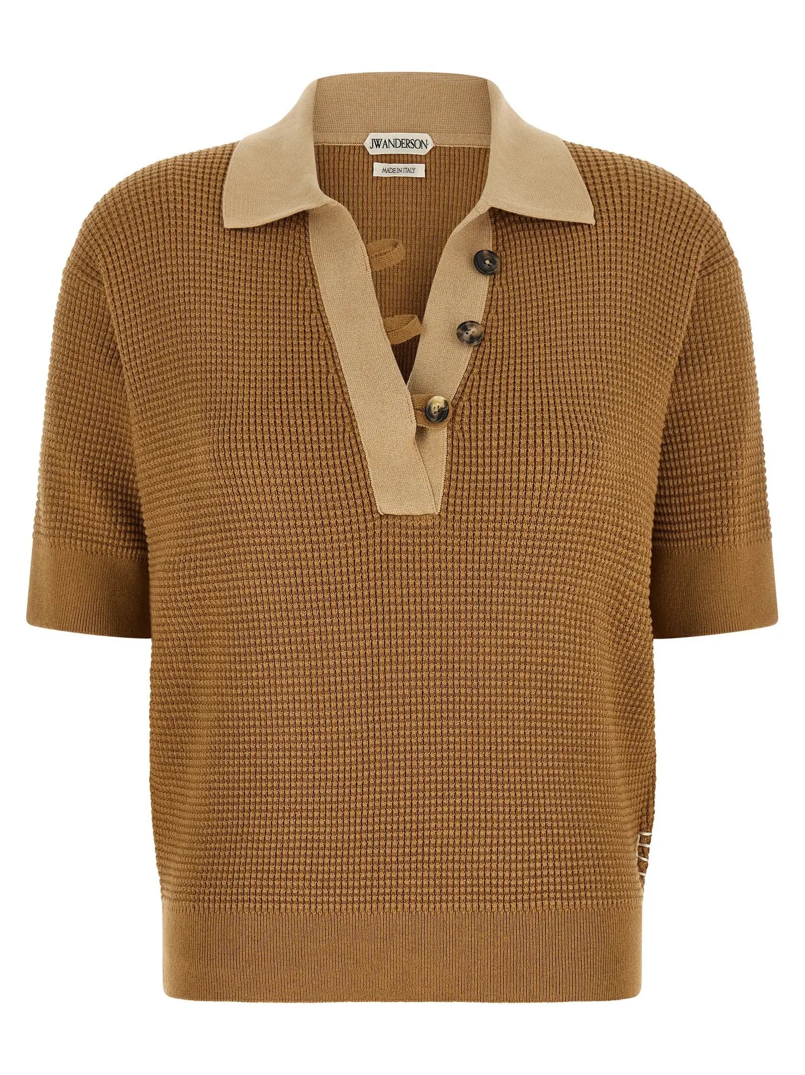 J.W.Anderson Beige Cotton Polo Shirt