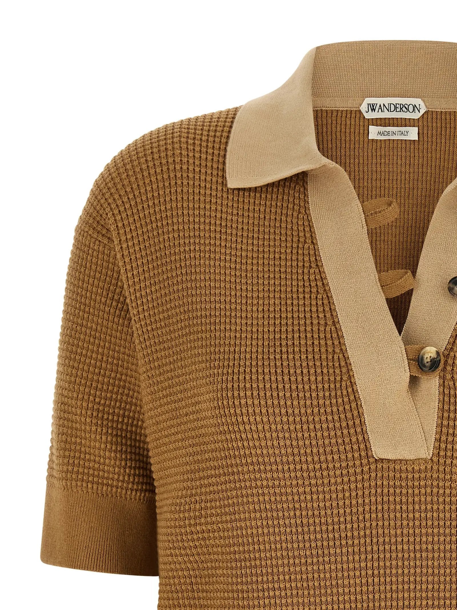 J.W.Anderson Beige Cotton Polo Shirt