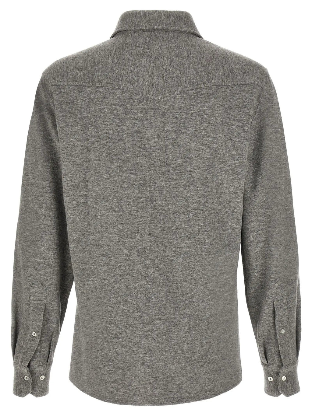 Brunello Cucinelli Gray Cashmere Blouse