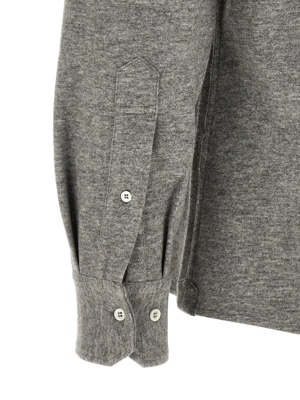 Brunello Cucinelli Gray Cashmere Blouse