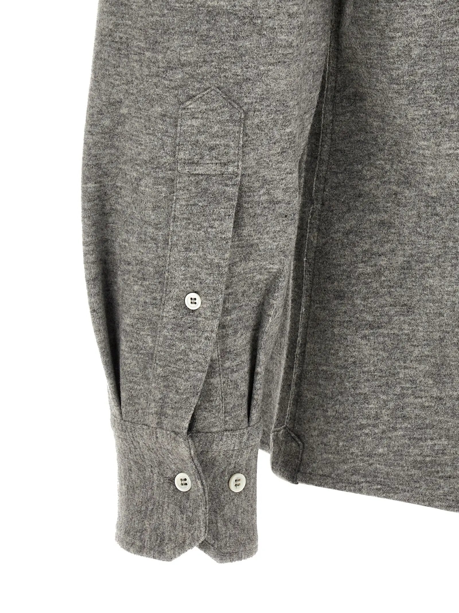 Brunello Cucinelli Gray Cashmere Blouse
