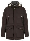Brunello Cucinelli Brown Polyamide Parka