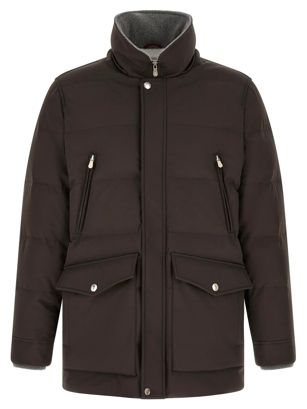 Brunello Cucinelli Brown Polyamide Parka