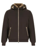 Brunello Cucinelli Brown Polyamide Full-Length Jacket