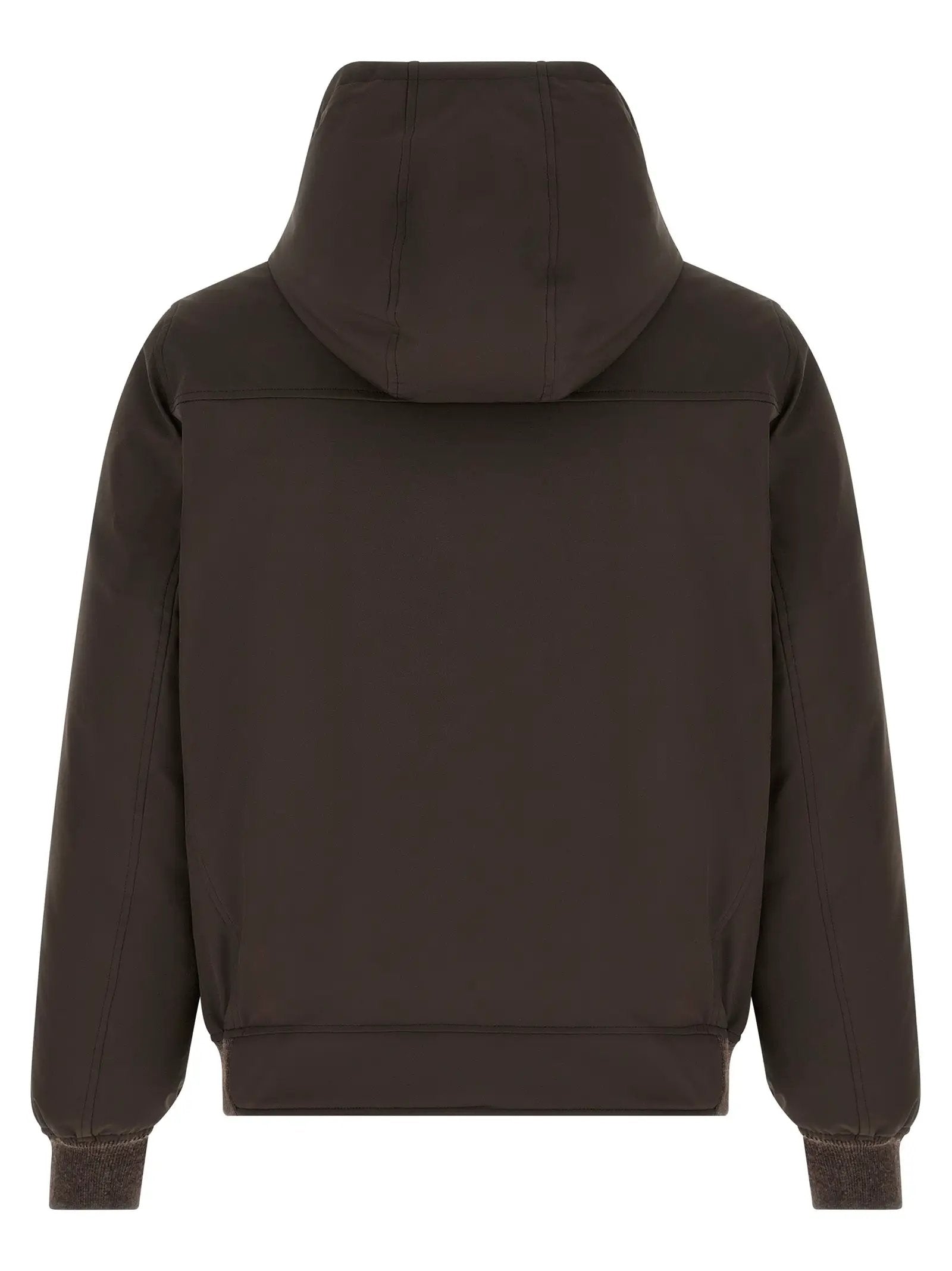 Brunello Cucinelli Brown Polyamide Full-Length Jacket