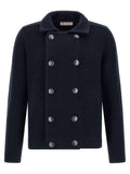Brunello Cucinelli Blue Cashmere Cardigan