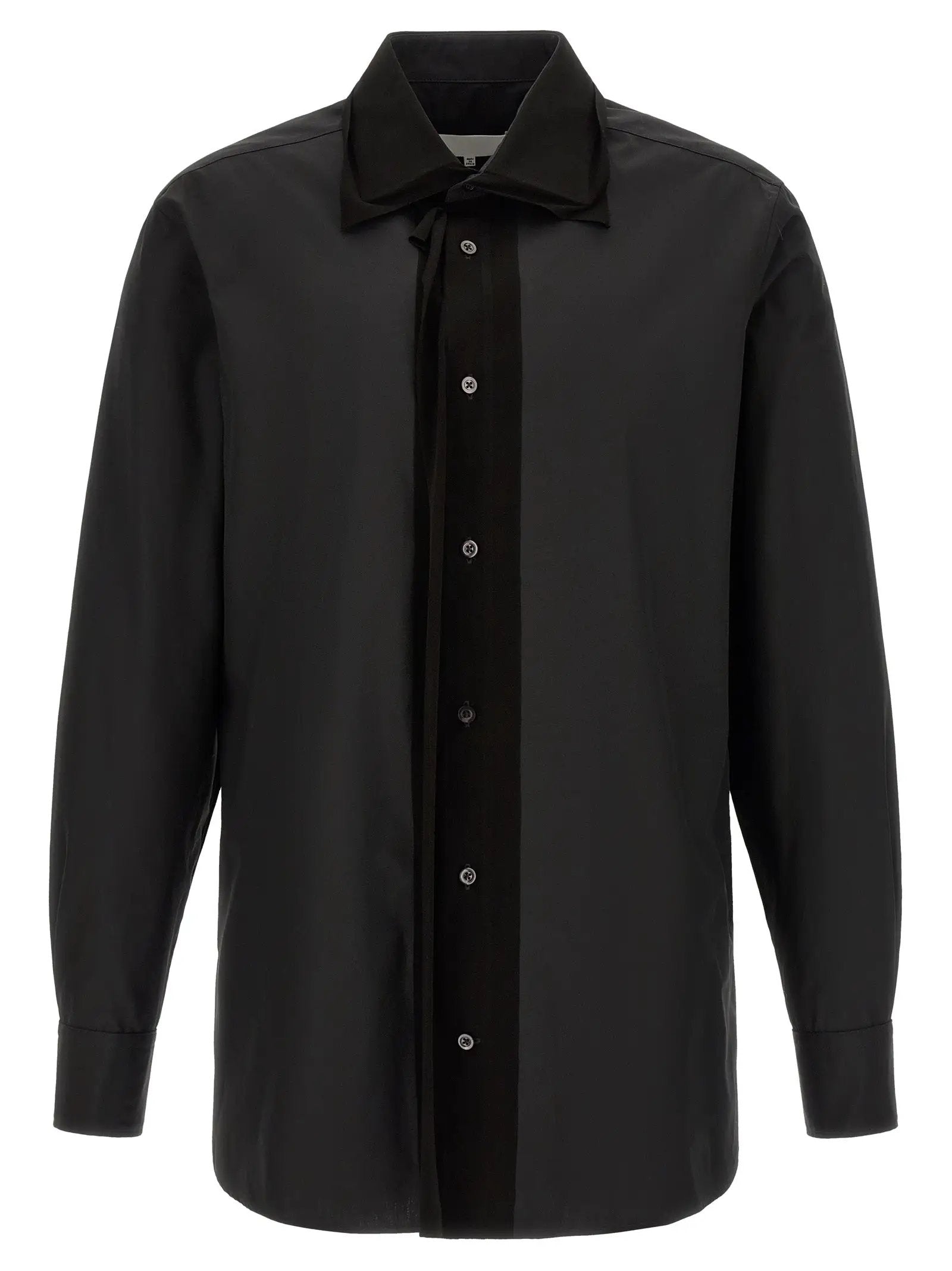 Maison Margiela Black Cotton Blouse